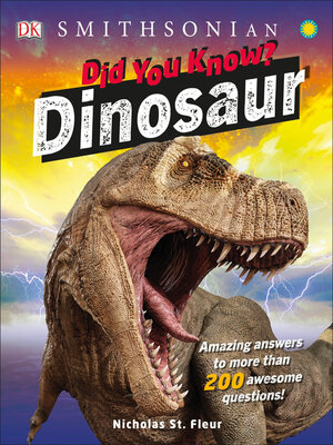 cover image of Did You Know? Dinosaurs